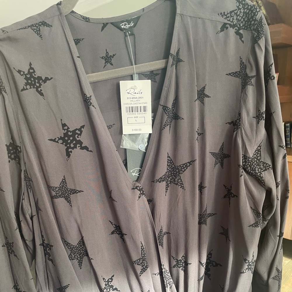 Rails silk blouse, NWT, size Large